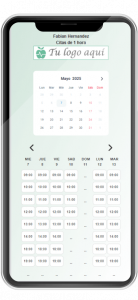 sistema de citas organizar agenda mobile